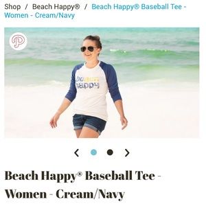 Beach Happy 3/4 Sleeve Tee!